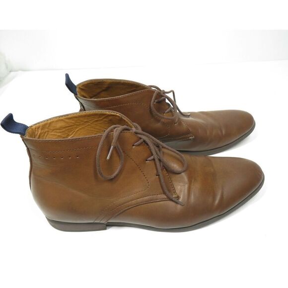 GUESS Medium Brown Chukka Boots Laces Men Size 11 - Picture 1 of 9